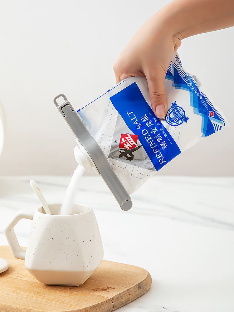 Food Discharge Sealing Clip Moisture-Proof Sealed Snacks Sealing Clip Fresh-Keeping Plastic Bag For Home Milk Powder Tea Kitchen