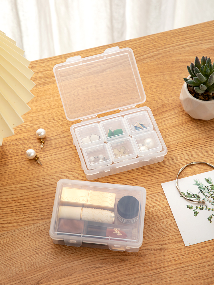 Jewelry Storage Box High-End Exquisite Jewelry Box Ear Studs Earrings Earrings Hair Accessories Bracelet Necklace Clip