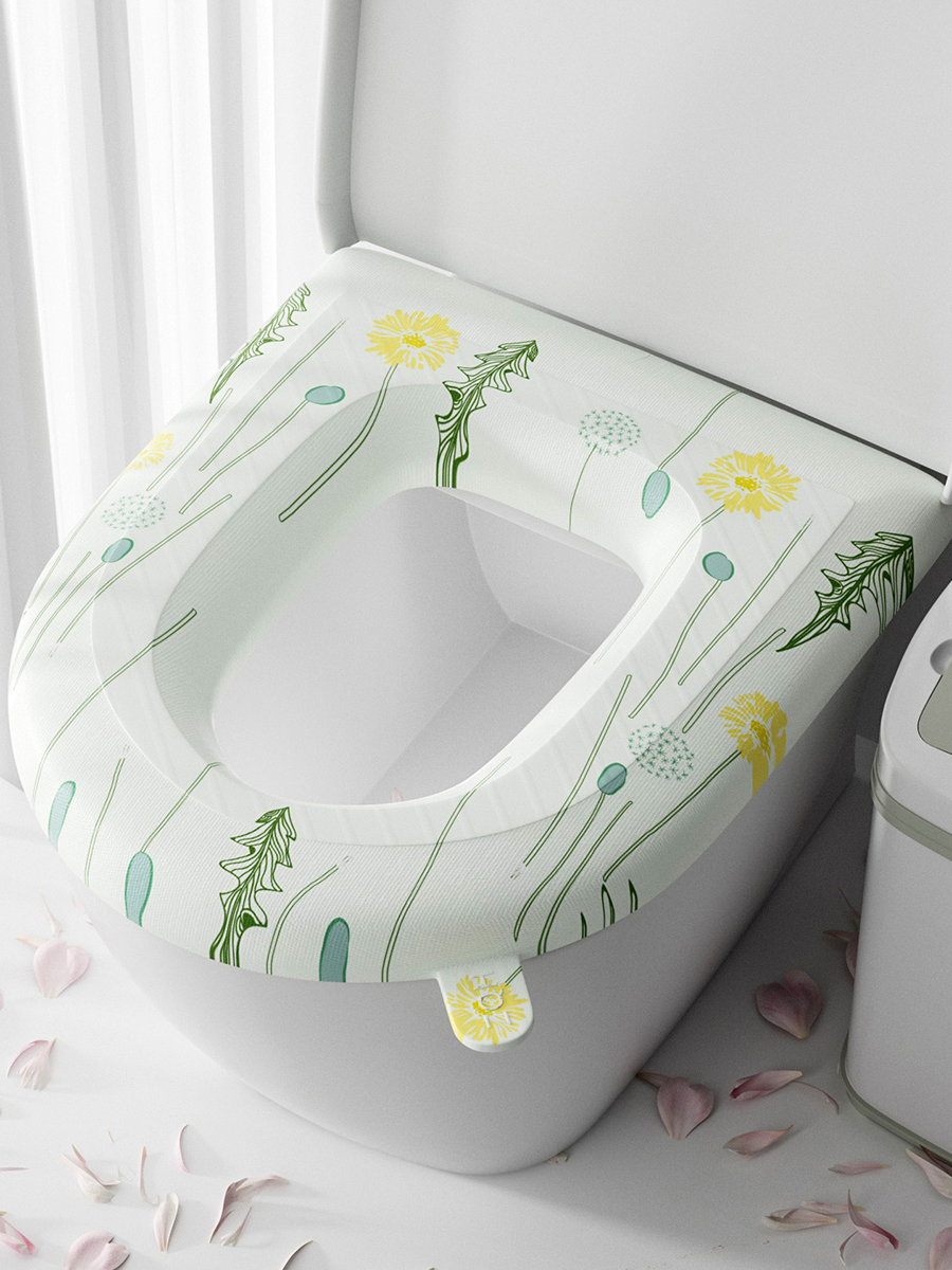 Jujiajia Disposable Summer Foam Silicone Toilet Seat Cushion