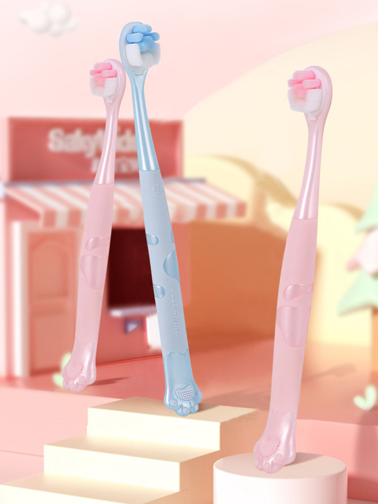 Jujiajia Toothbrush Adult Home Use Cute Small Head Kids Student Lady Parent-Child Suit Soft Fine Soft Hair Toothbrush