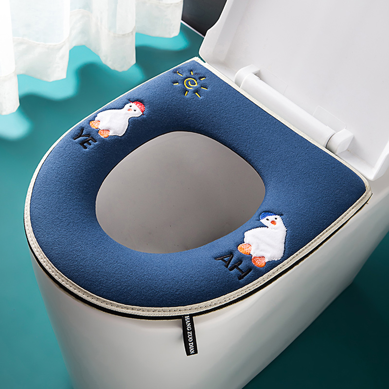 Toilet Seat All Year Round Universal Toilet Cover Washer Internet Celebrity Toilet Seat Cover Device Toilet Mat For Home Stuffed Soft Washer