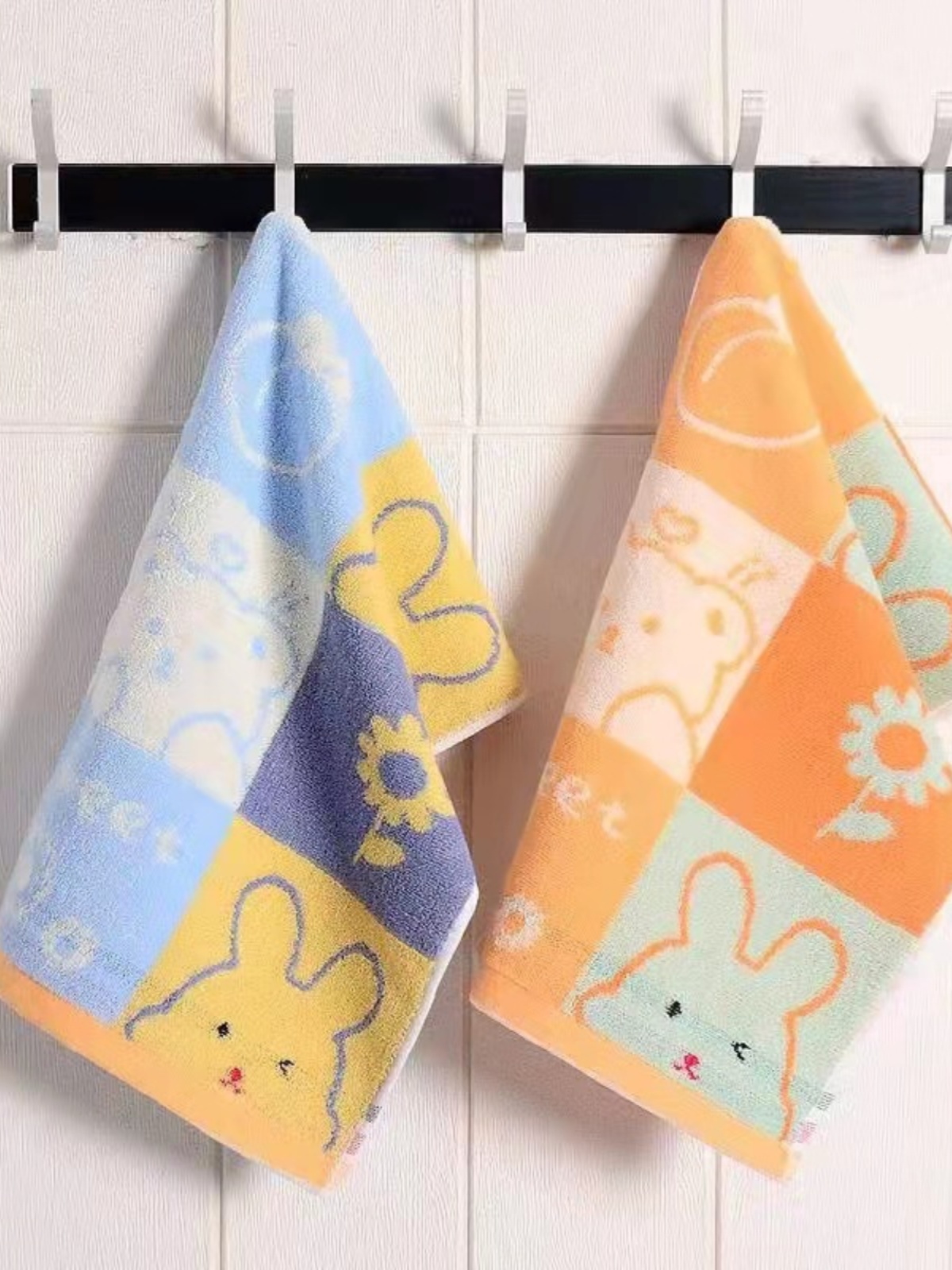 Pure Cotton Small Tower Cotton Kids Cartoon Face Cloth For Home Soft Absorbent Lint-Free Bath Towel Men's and Women's Face Towel