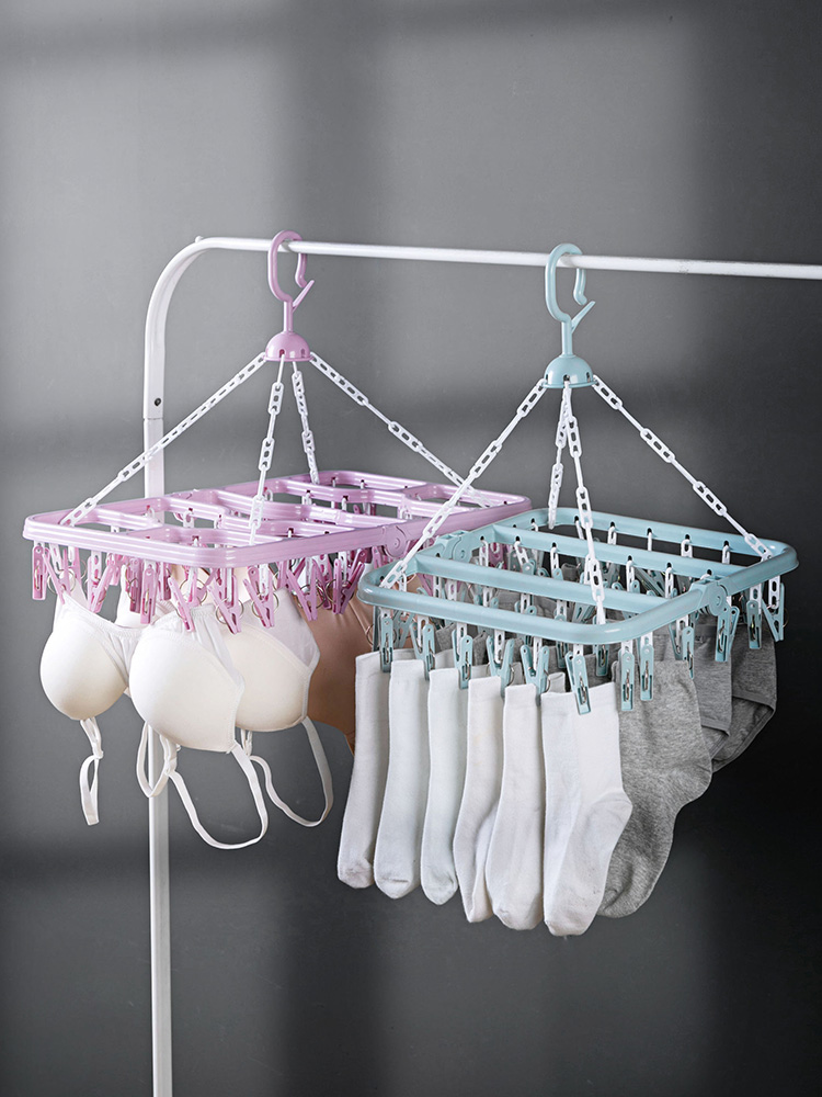 Jujiajia Sock Handy Gadget Multi-Functional Baby Clothes Hanger