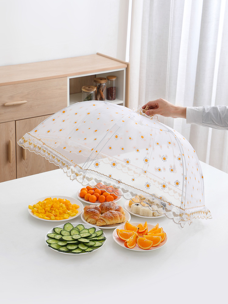Jujiajia Cover Foldable Dining Table Table Cover Leftovers Rice Cover New Arrival Fashion For Home Umbrella Removable and Washable