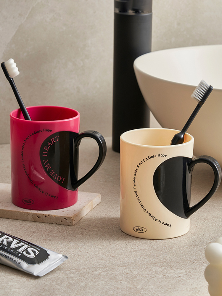 Jujiajia Creative and Good-Looking Tooth Mug Mouthwash Cup