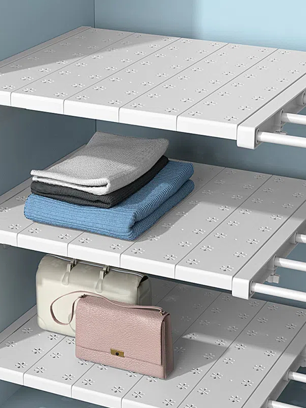Dormitory Shoe Cabinet Fault Storage Organizing Holder Wardrobe Partition Layered Punch-Free Cabinet Compartment Storage Rack