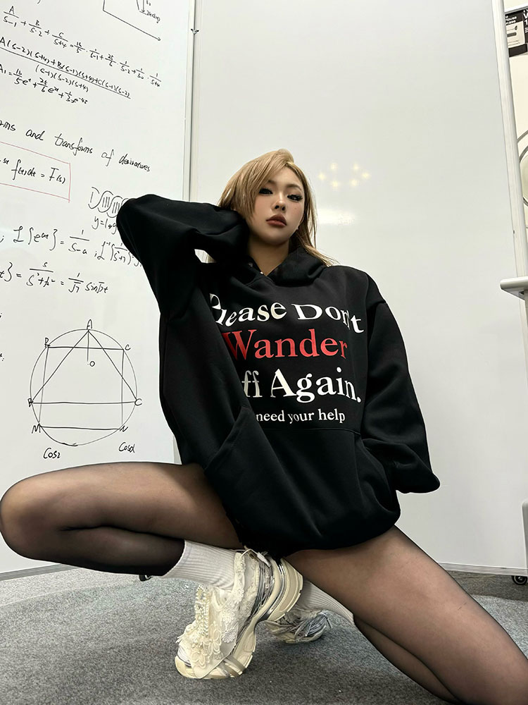 2025 Spring New Arrival Wear Western Style Unique Super Nice American High Street Fashion All-Match White Hooded Sweatshirt Women