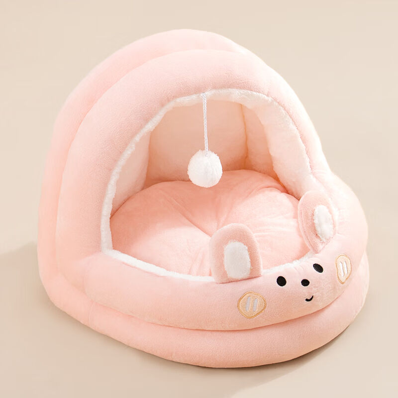 Hippie Dog Cat Nest All Year Round Neutral Kennel Winter Heattech Cat Mat Semi-Enclosed Cat Bed Cat House Winter Pet