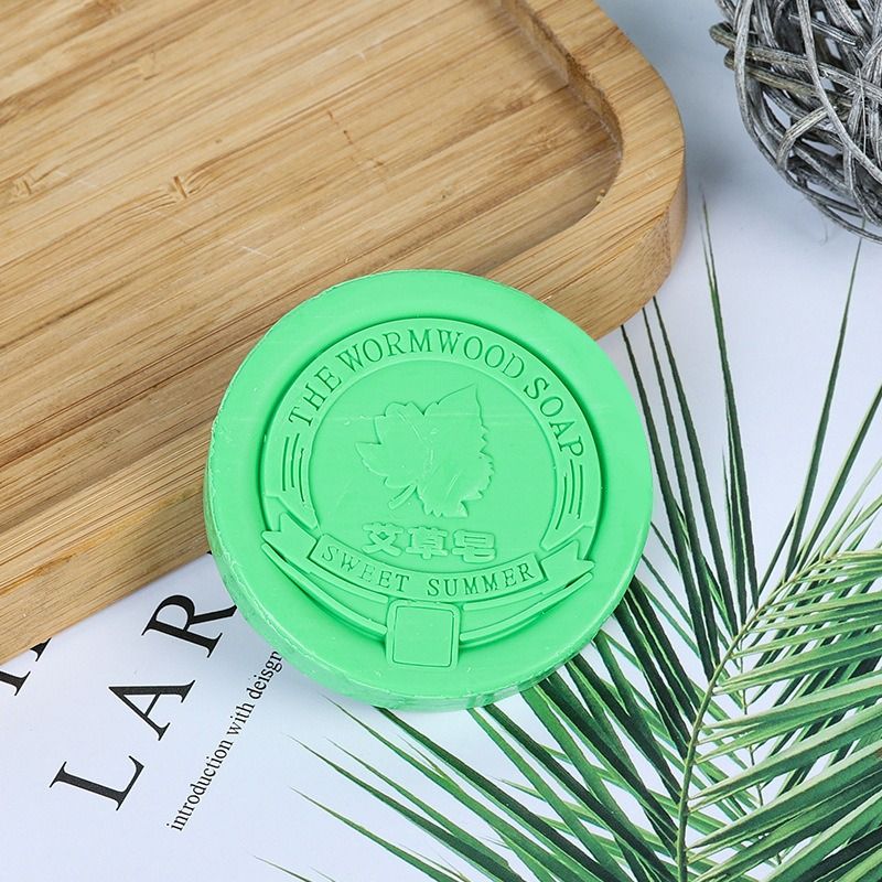 Pure Color Loofah 1 Piece + Wormwood Soap 1 Piece + Japanese Shampoo Brush 1 Piece