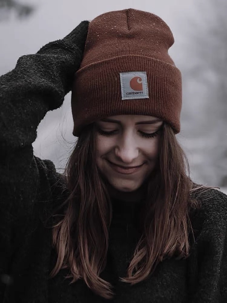 Kahart Influencer Picks Fall and Winter Curling Ski Beanie Hat
