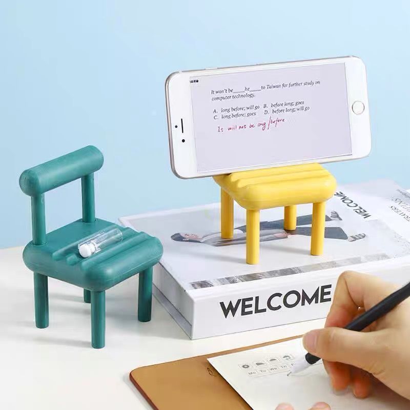 1 small chair cute mobile phone holder