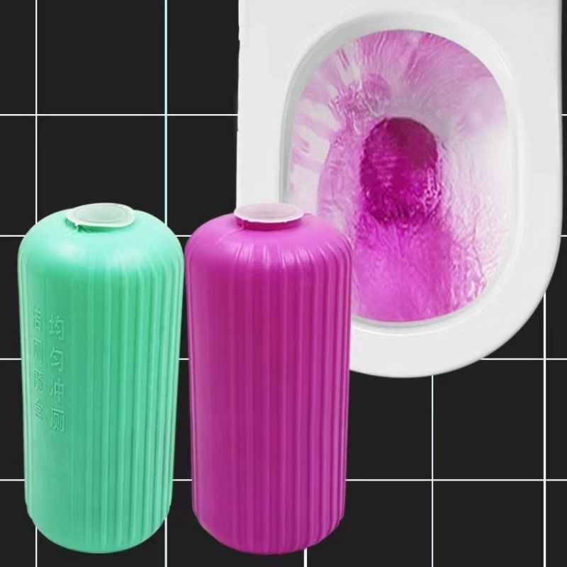 Toilet Cleaner Magic Box 1 Bottle + Bear Toilet Detergent 1 Bottle +1 Pair of Scissors