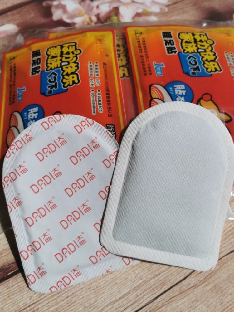 Earth Kangaroo Foot Warmer Baby Girl Joint Paste Heating Plaster Heattech Sole Insole Insole Foot Warmer 100 Pieces Adult