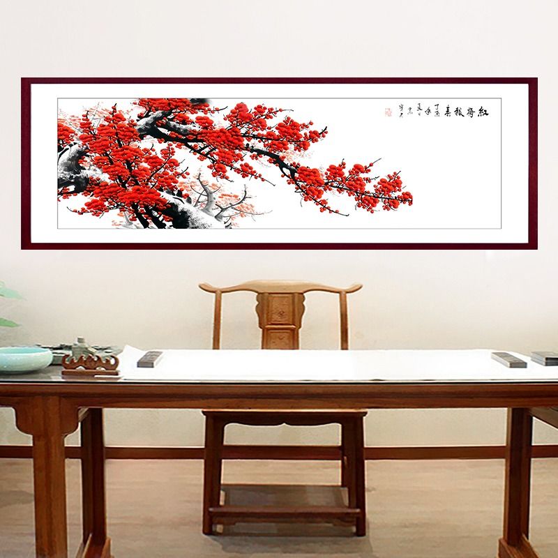Sofa Background Wall Peony Bedroom Modern Stickers
