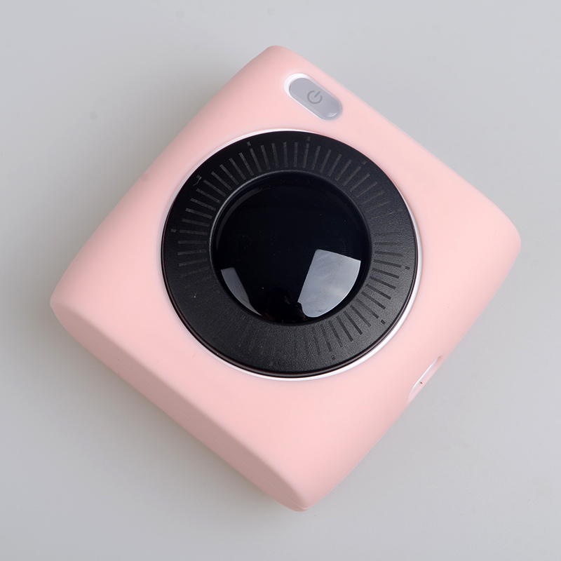 (This Item Is Protective Case without Printer) Paperang Paperang P2 Second Generation Thermal Printer Colorful Silicone Case Protective Case Pink Green White Silicone Case