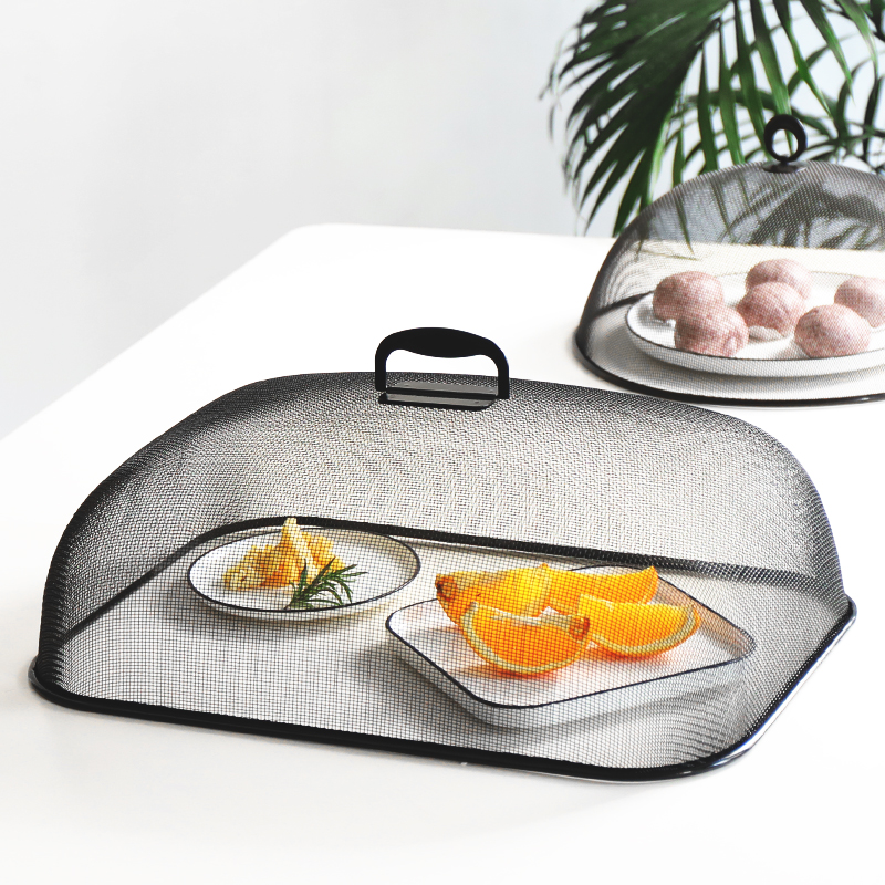 Vegetable Cover For Home Iron Large Dining Table Cover Rice Meal Bowl Food Cover Net Kitchen Anti Fly Mosquito Dustproof Cover