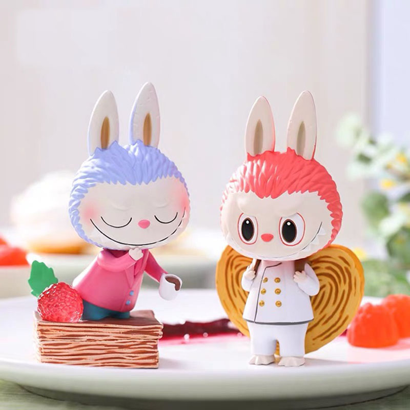 Labubu Automobiles Curtain Cloth Elf Dessert Series Blind Box PopMart Pop Mart Decoration Girls Gifts