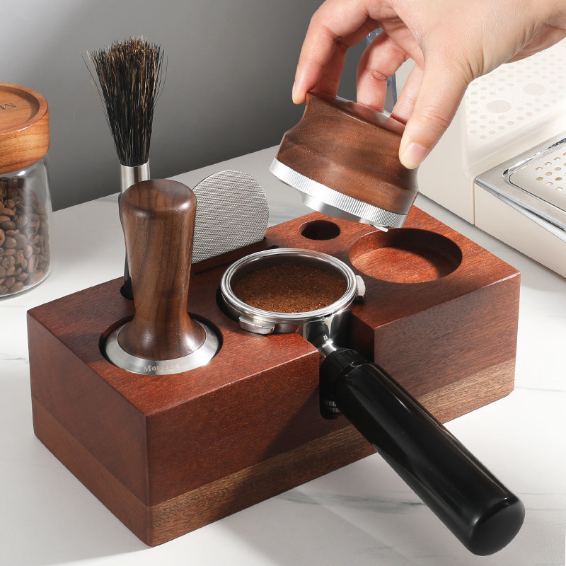 مجموعة قاعدة ضغط القهوة مونغديو 51/58 مم لآلة تحضي...