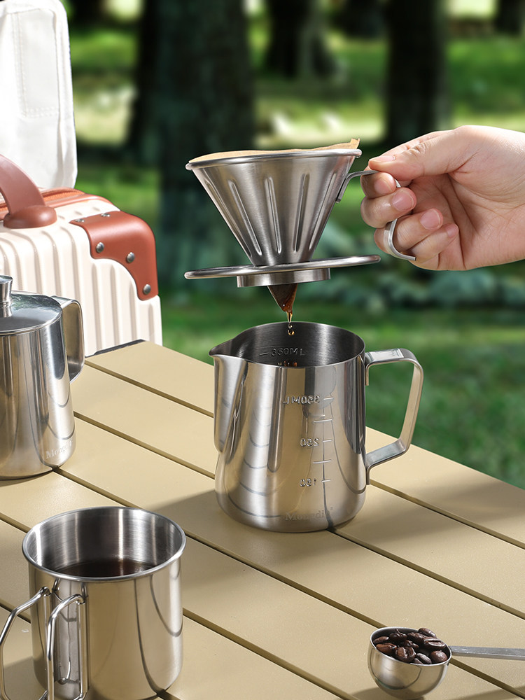 Mongdio Portable Manual Coffee Maker Set - ماكينة...