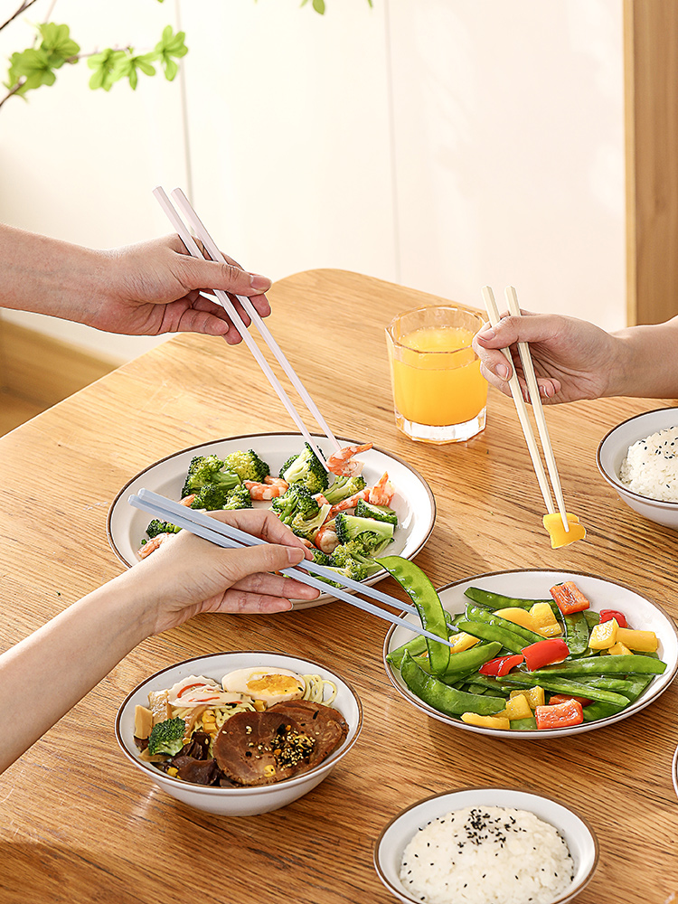 Fasola Anti-Slip and Anti-Mold Paint-Free Wax-Free Alloy Chopsticks