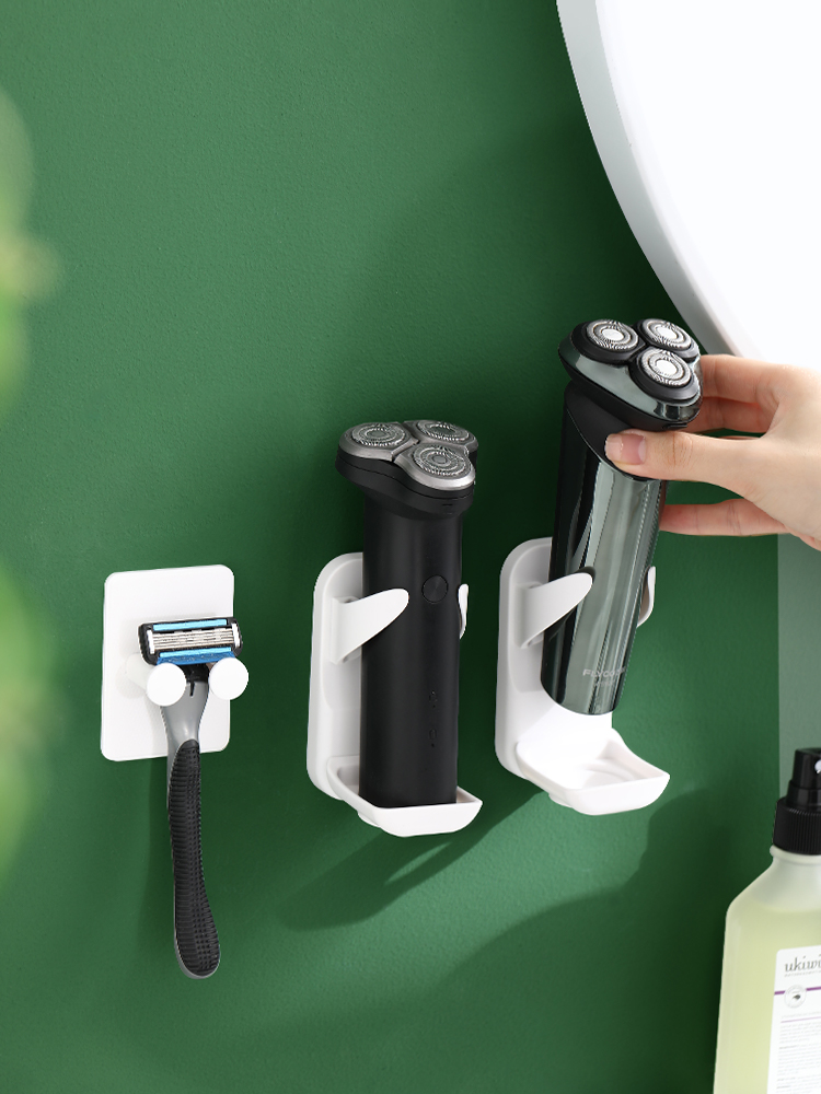Fasola Shaver Bracket Punch-Free Shaver Rack Electric Shaver Storage Rack Bathroom Storage Rack