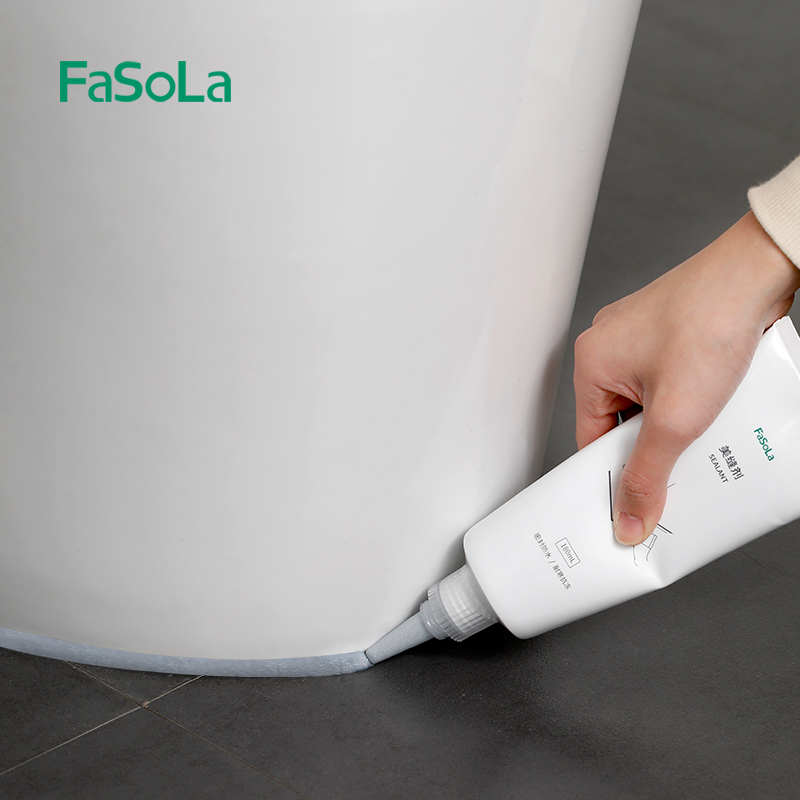Fasola Floor Tile Sealant Tile Floor Tile Special Waterproof Mildew-Proof Kitchen Sink Toilet Base Caulking