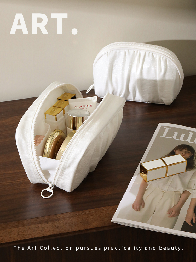 Tiantong Cosmetic Bag Female Accessible Luxury Portable Travel Cosmetics Cosmetics Bag Outdoor Partition Storage Portable Lightweight Small Bag
