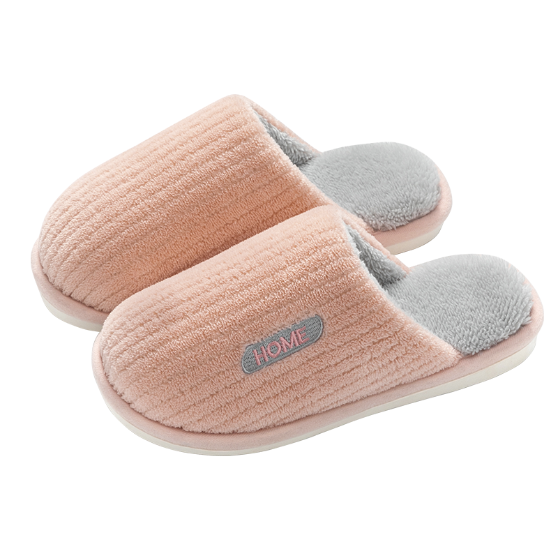 Litani Fur Cotton Slippers Women's 2024 New Arrival Fancy Soft Bottom Outdoor Stuffed Heattech Slippers Women 1365