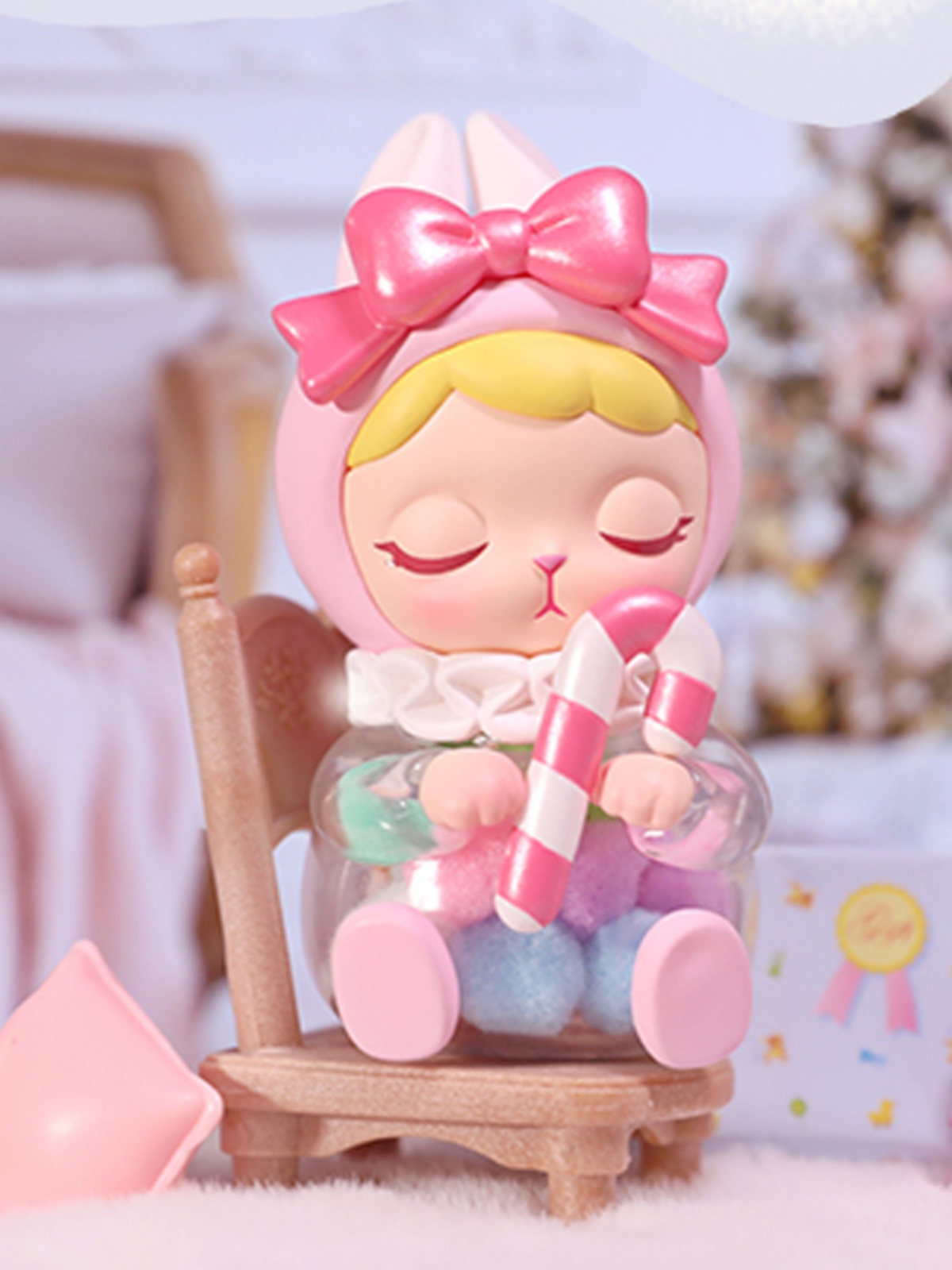 Pop Mart Bunny Christmas Series Children's Holiday Gifts Toy Doll Decoration Blind Box Hand-Made Car Accessories Baby