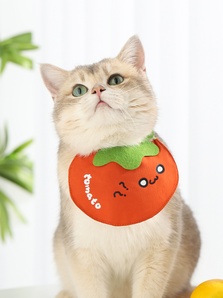 Cat Collar Saliva Towel Bib Cat Kitten Cute Accessories Decorations Bow Tie Dog Collar Pet Scarf