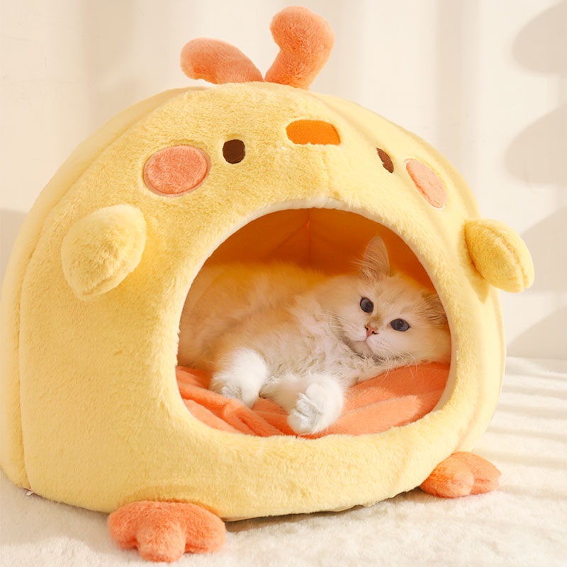 Cat Nest Winter Heattech Closed Cat Sleeping Bag Supplies Cat Security Nest Puppy Nest Winter Cat House Cat House