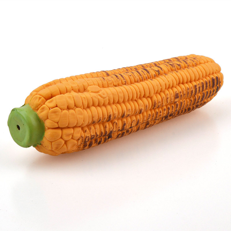 Pet Dog Sound Corn Toy Relieving Stuffy Handy Gadget Bite-Resistant Molar Teddy Young Medium-Sized Dog Alone Play by Yourself