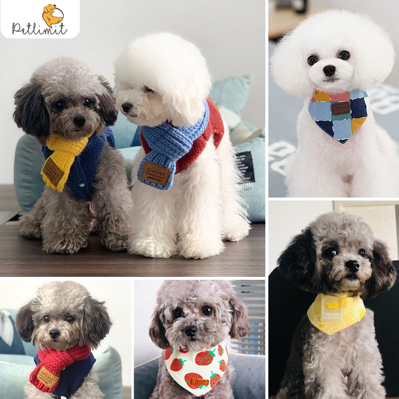 Big Sale Pet Dog Saliva Towel Scarf Scarf Cat Ragdoll Bib Bib Triangular Binder Clothes Accessories