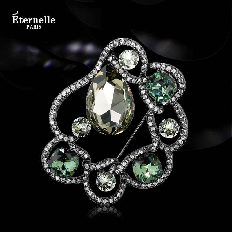 French Eternelle Sleeping Florals Brooch High-End Women's Accessories Fashion Personality Corsage Birthday Gift