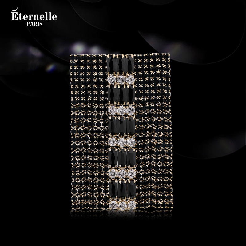 French Eternelle Fashion Fashion Brooch Female Elegant Stylish Tassel Corsage Accessories Coat Pin Collar Pin