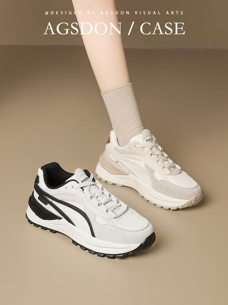 Augusto Thick Sole Cortez Women 2024 Autumn New Women's Shoes Soft Sole Sneakers Casual White Shoes Women