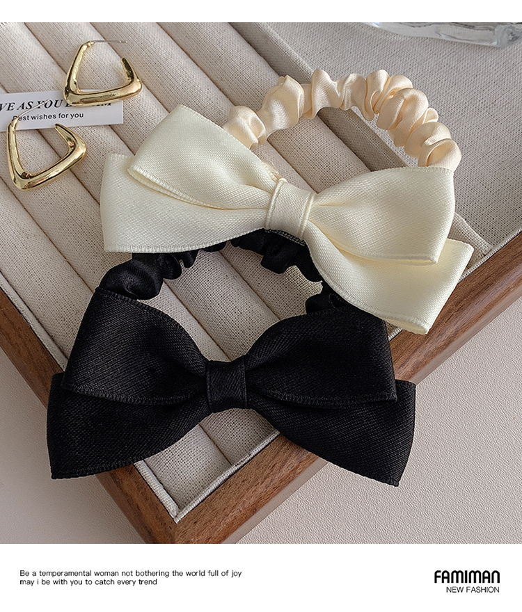 Elegant Bowknot Hair Band - Durable & Stylish