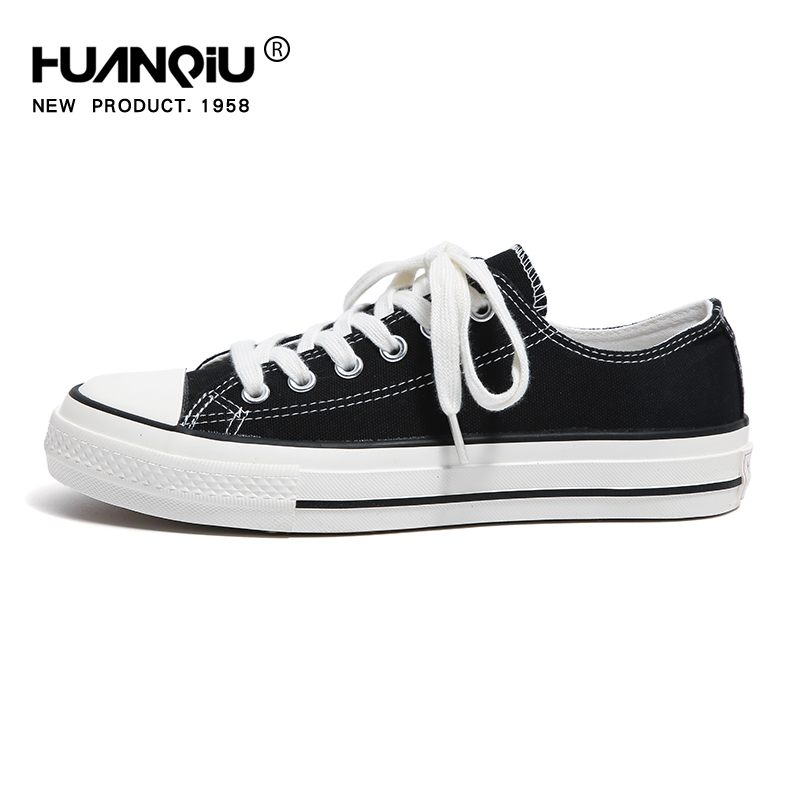 Universal Canvas Shoes Women's 2024 New Arrival Fall and Winter Student All-Match White Shoes Women's Autumn Casual Sports Skate Shoes