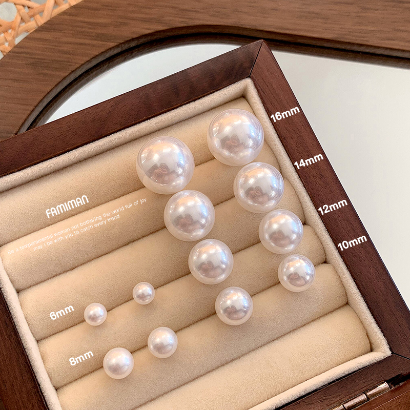 Fever Same Pearl Stud Earrings Fashion Earrings Female Accessible Luxury Fancy Earrings 2023 New Arrival Trendy Elegant Socialite