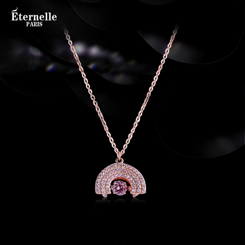 Eternelle French Rainbow Clavicle Chain Women's Jewelry