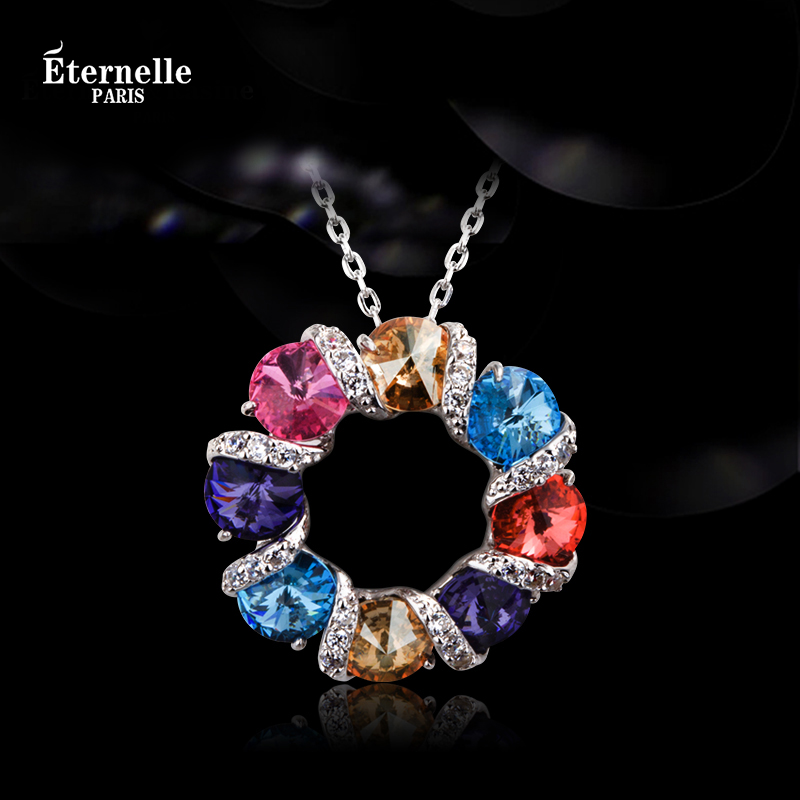 Eternelle Female Pendant 925 Sterling Silver Clavicle Chain