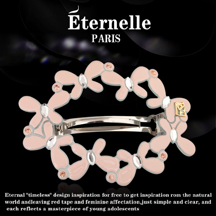 Distinctive Austrian Crystal Side Clip New Year Gift Hair Accessories