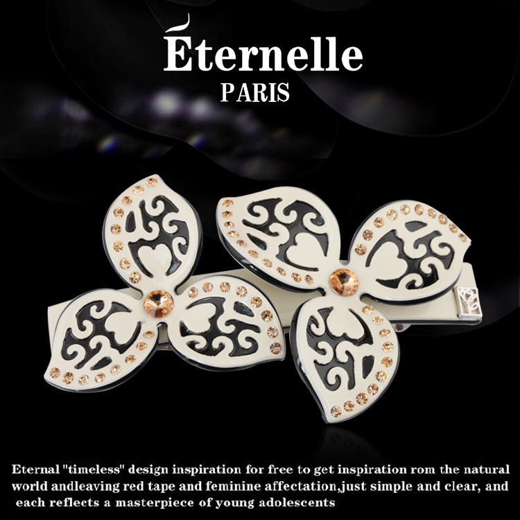 Eternelle European and American-Style Barrettes Austrian Crystal