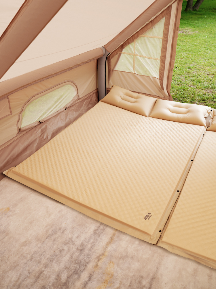 Primitive Man Automatic Tent Thickened Camping Inflatable Mattress