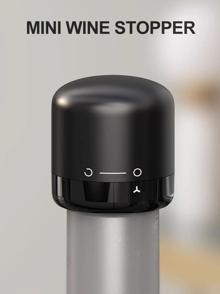 Wine Stopper Household Sealed Wine Stopper Creative Glass Stopper Mini Fresh-Keeping Stopper Wine Stopper Bottle Cap Pull-out Type