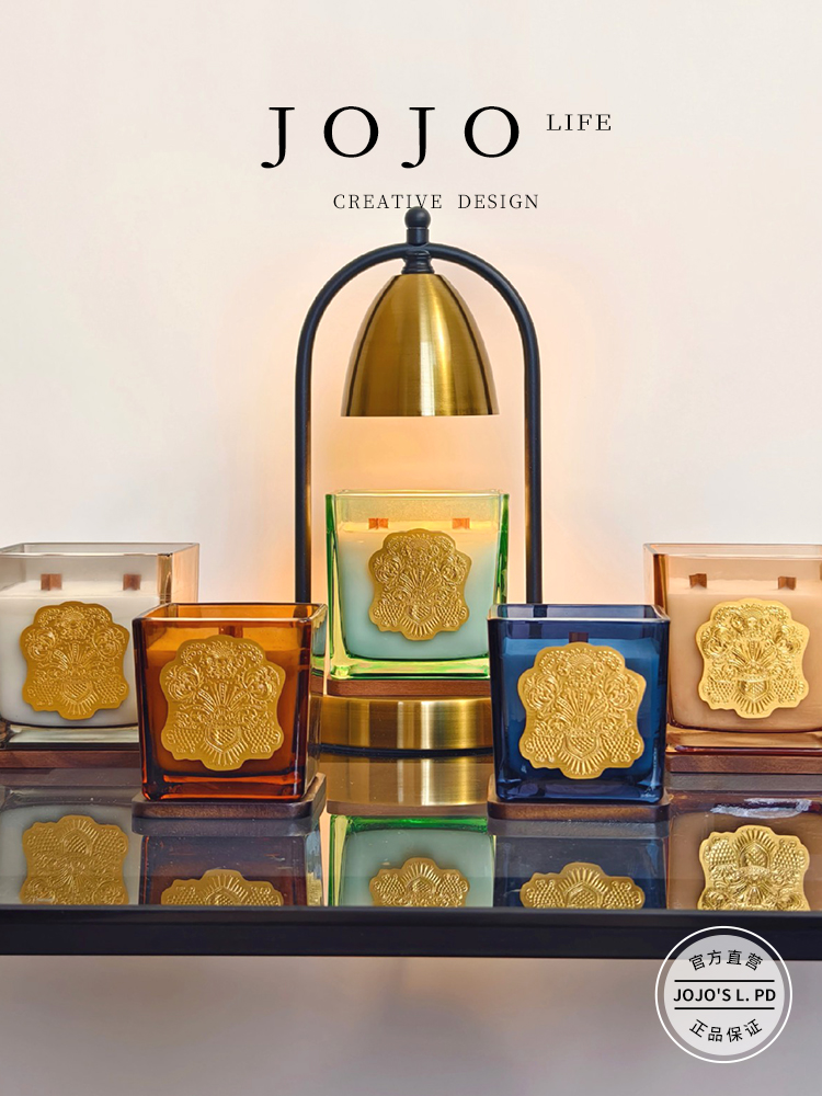 Jojo's L. Pd. Mr. Grocery. Rich Wooden Floral Candle Atmosphere Birthday Gift | Bixian
