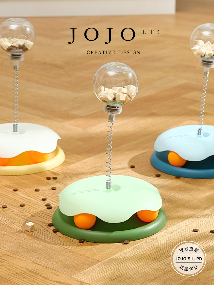 Jojo's L. Pd. Guarding. Cat Toy Food Dropping Ball Funny Cat and Cat Play Turntable Toy | Youshou