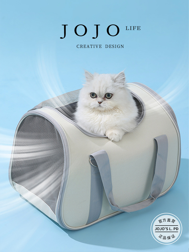 Jojo's L. Pd. Mr. Grocery. Cat Bag Portable Cat Diaper Bag Pet Backpack for Going out | Abstract