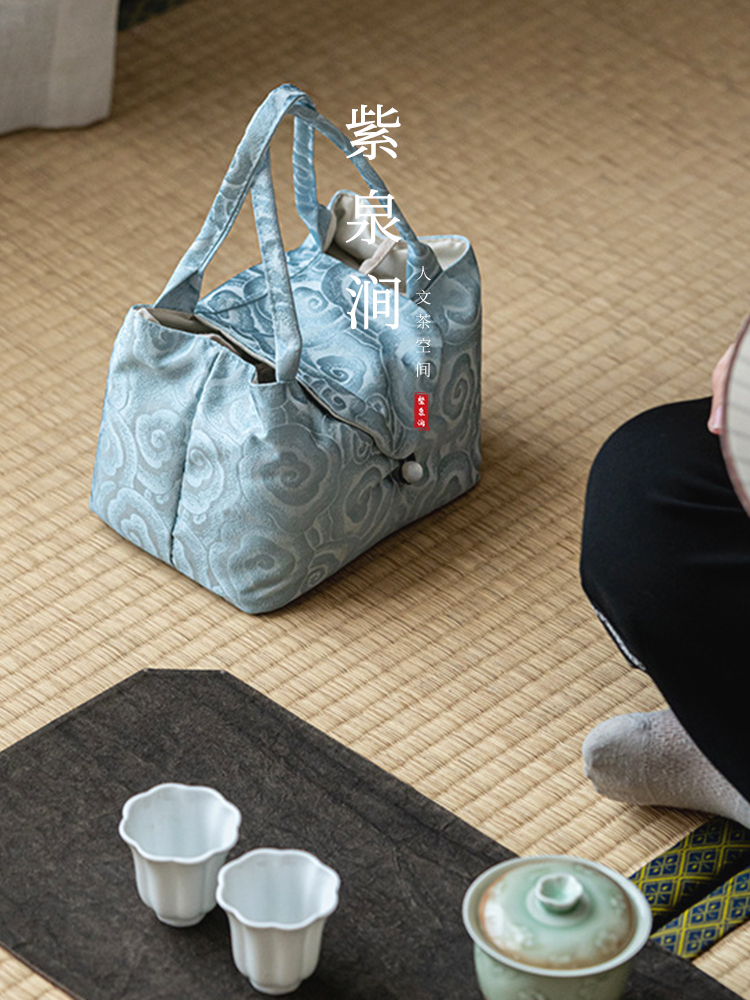 Jojo's L. Pd. Ziquan Jian. Women's Handbag Fancy Niche Style Portable Tea Set Hand-Held | Yu Jun