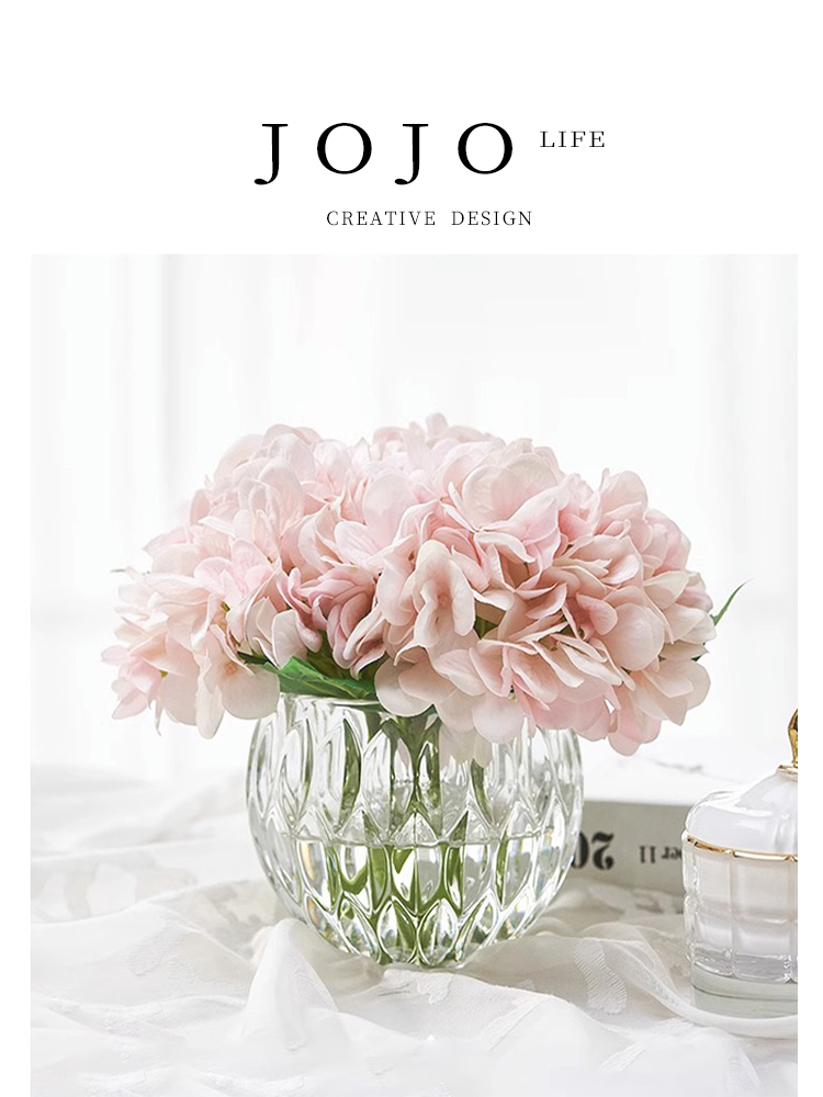 Crystal Glass Transparent Living Room Scandinavian Meditation Vase